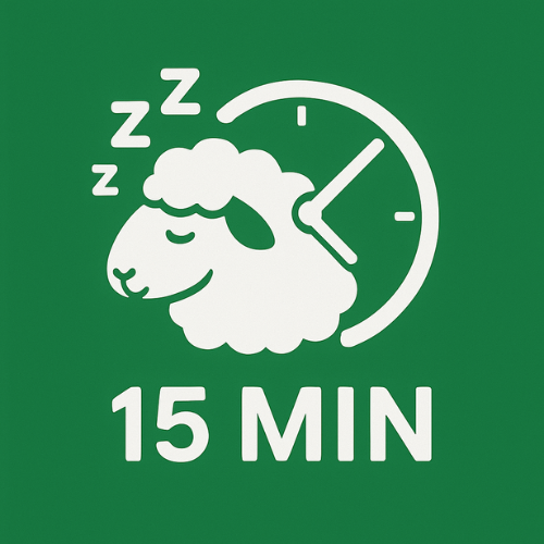 15分睡眠タイマー | 15-Minutes Sleep Timer