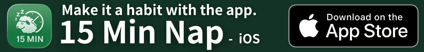 15 Min Nap - iOS App | Quick Power Nap Timer
