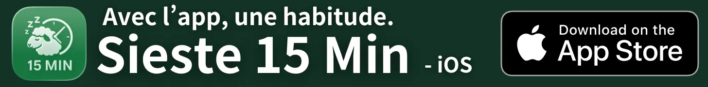 Sieste 15 Min - App iOS | Minuteur de sieste de 15 minutes
